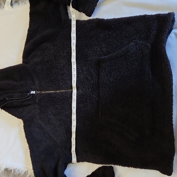 PINK VICTORIA'S SECRET FUZZY HOODIE SIZE M - Picture 12 of 13